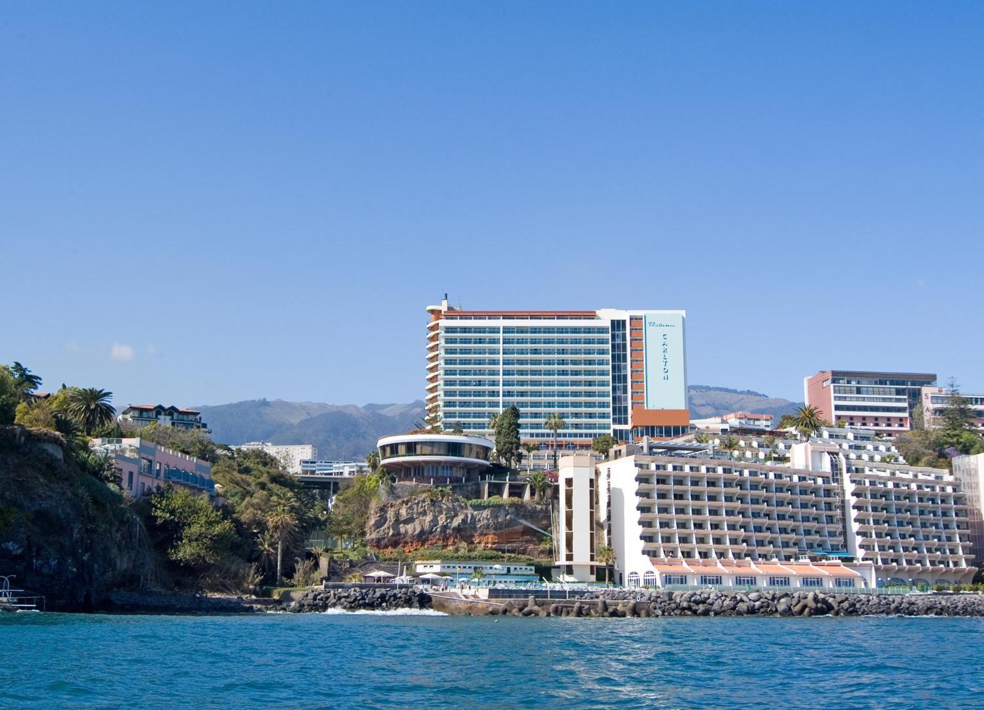 Pestana Carlton Madeira Ocean Resort Hotel Funchal  Exterior photo View of the resort from the ocean