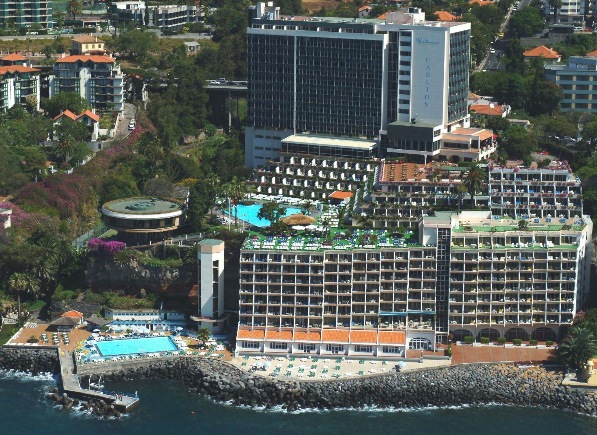 Pestana Carlton Madeira Ocean Resort Hotel Funchal  Exterior photo Aerial view of the resort